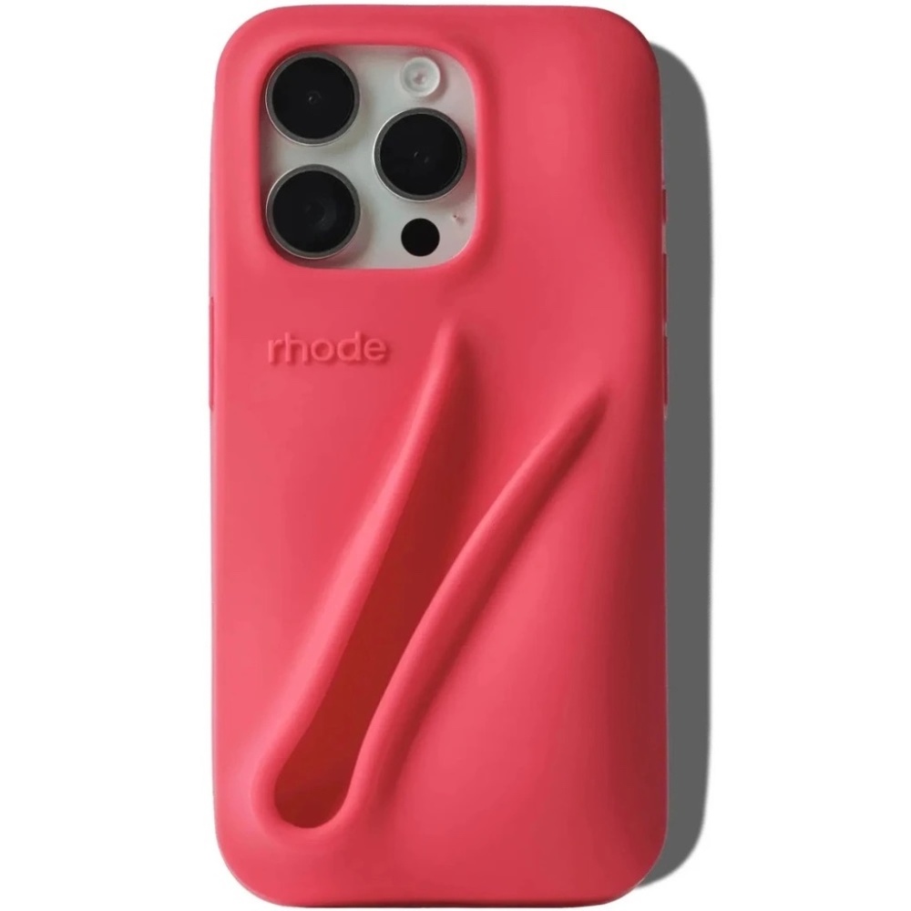 Rhode Guava Spritz (Hot Pink) iPhone 14 Pro Phone Lip Case